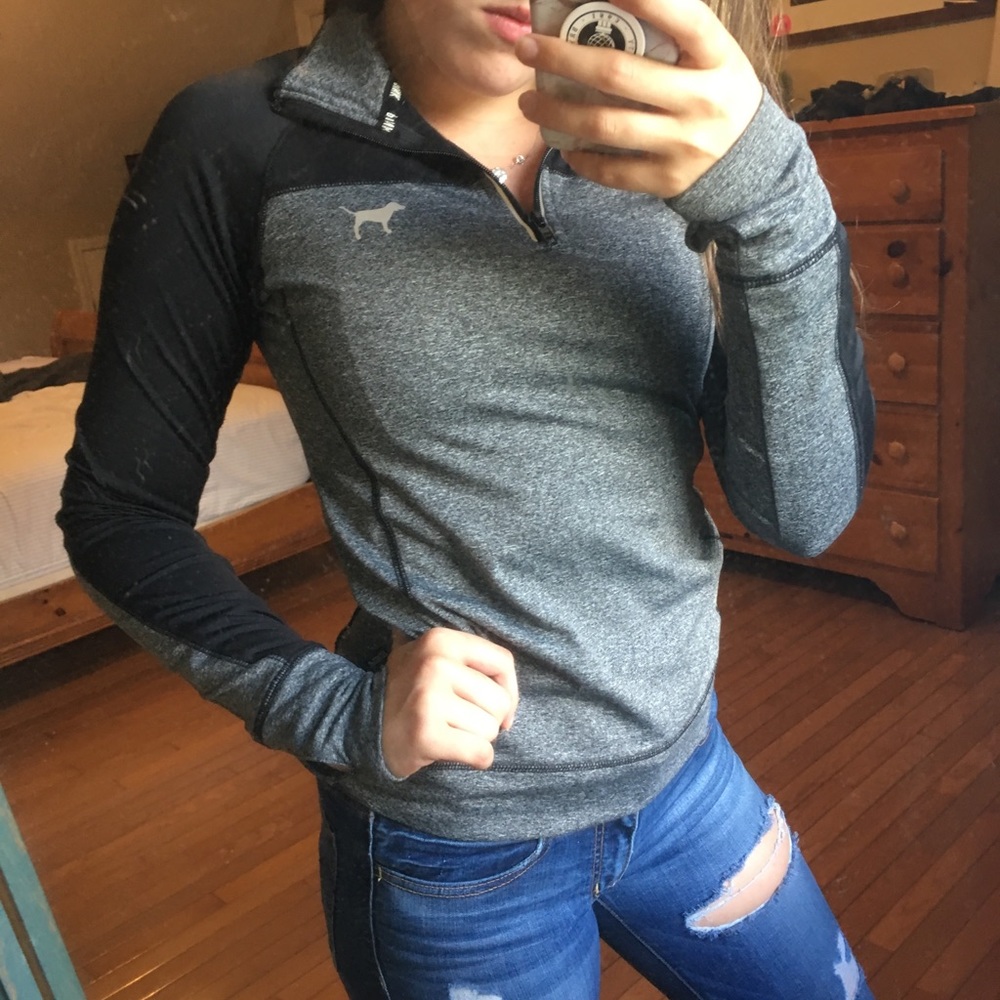 PINK athletic quarter zip